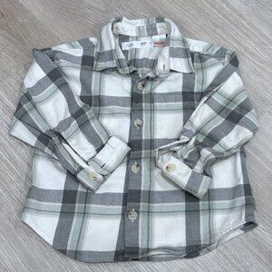 ZARA Boy's Plaid Shirt - Size 18-24 Months